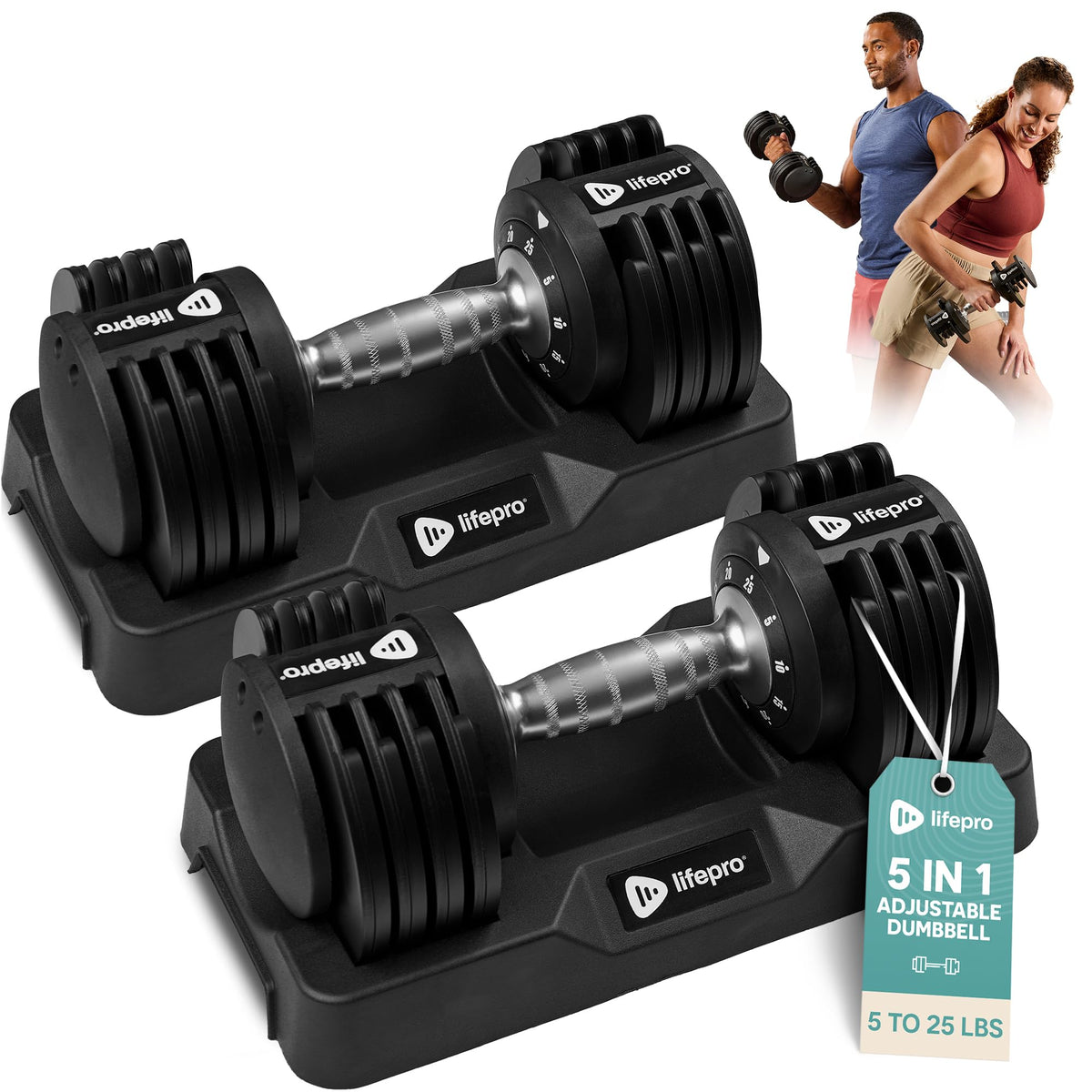 Quick-Adjust Dumbbells for Compact Home Gym Training