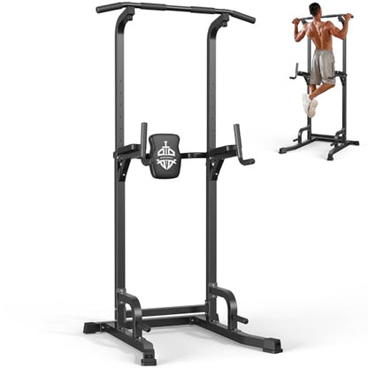 Free-Standing Pull-Up Tower for Full-Body Training