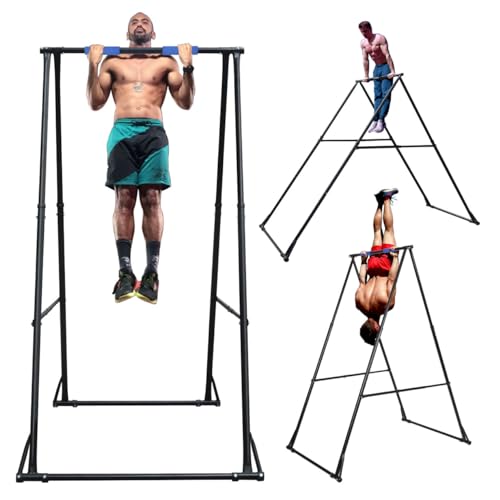 Foldable Pull-Up Tower for Versatile Strength Training