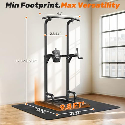 Free-Standing Pull-Up Tower for Full-Body Training