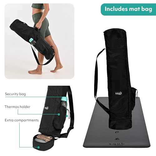 5mm Non-Slip Yoga Mat with Natural Rubber Grip