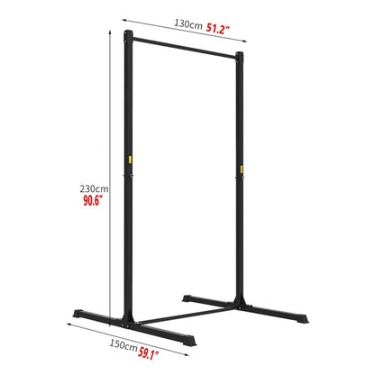 Adjustable Pull-Up & Dip Station with 10 Height Levels