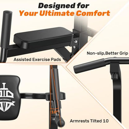 Free-Standing Pull-Up Tower for Full-Body Training