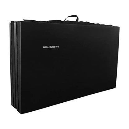 4-Panel Folding Gym Mat with 2-Inch Thick Padding