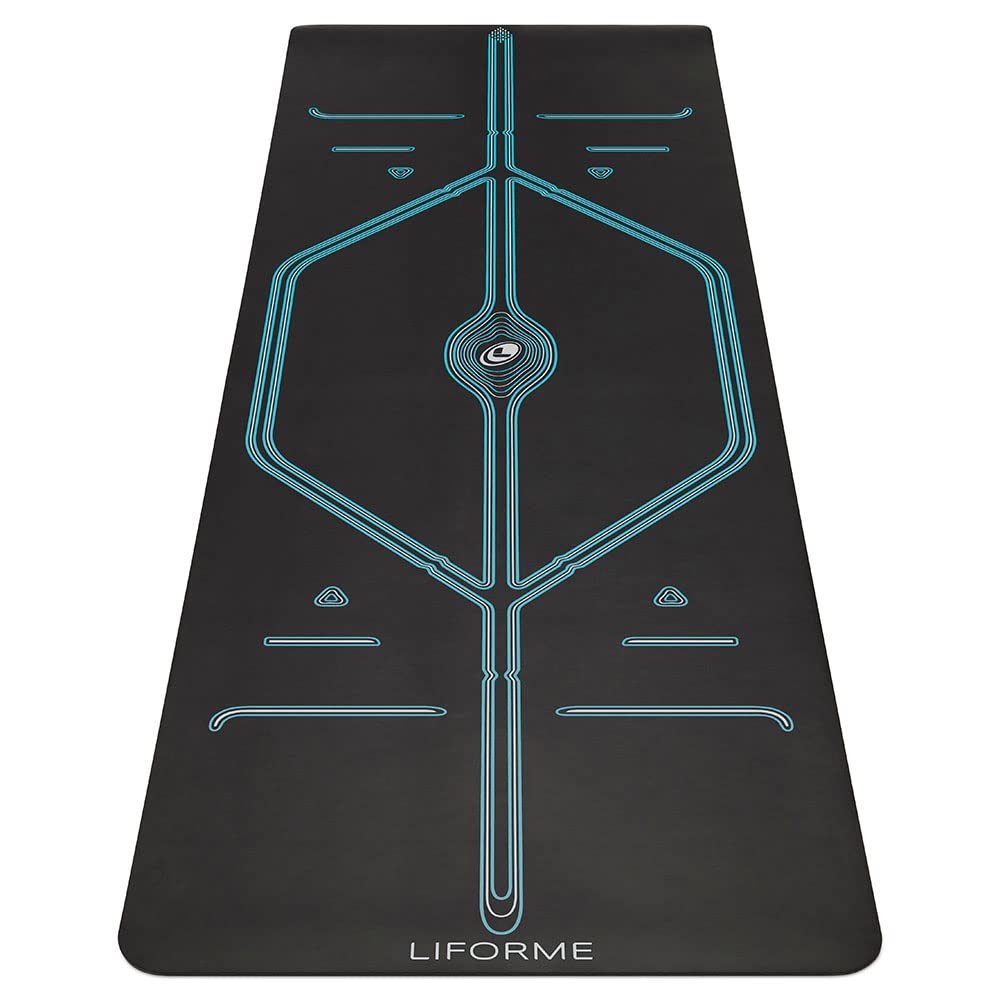 XL Yoga Mat with Alignment Guide & Advanced Grip