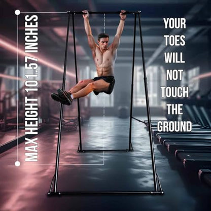 Foldable Pull-Up Tower for Versatile Strength Training