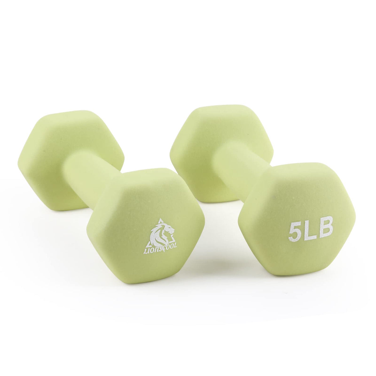 Neoprene Hex Dumbbell Pair with Anti-Slip Grip