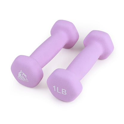 Neoprene Hex Dumbbell Pair with Anti-Slip Grip