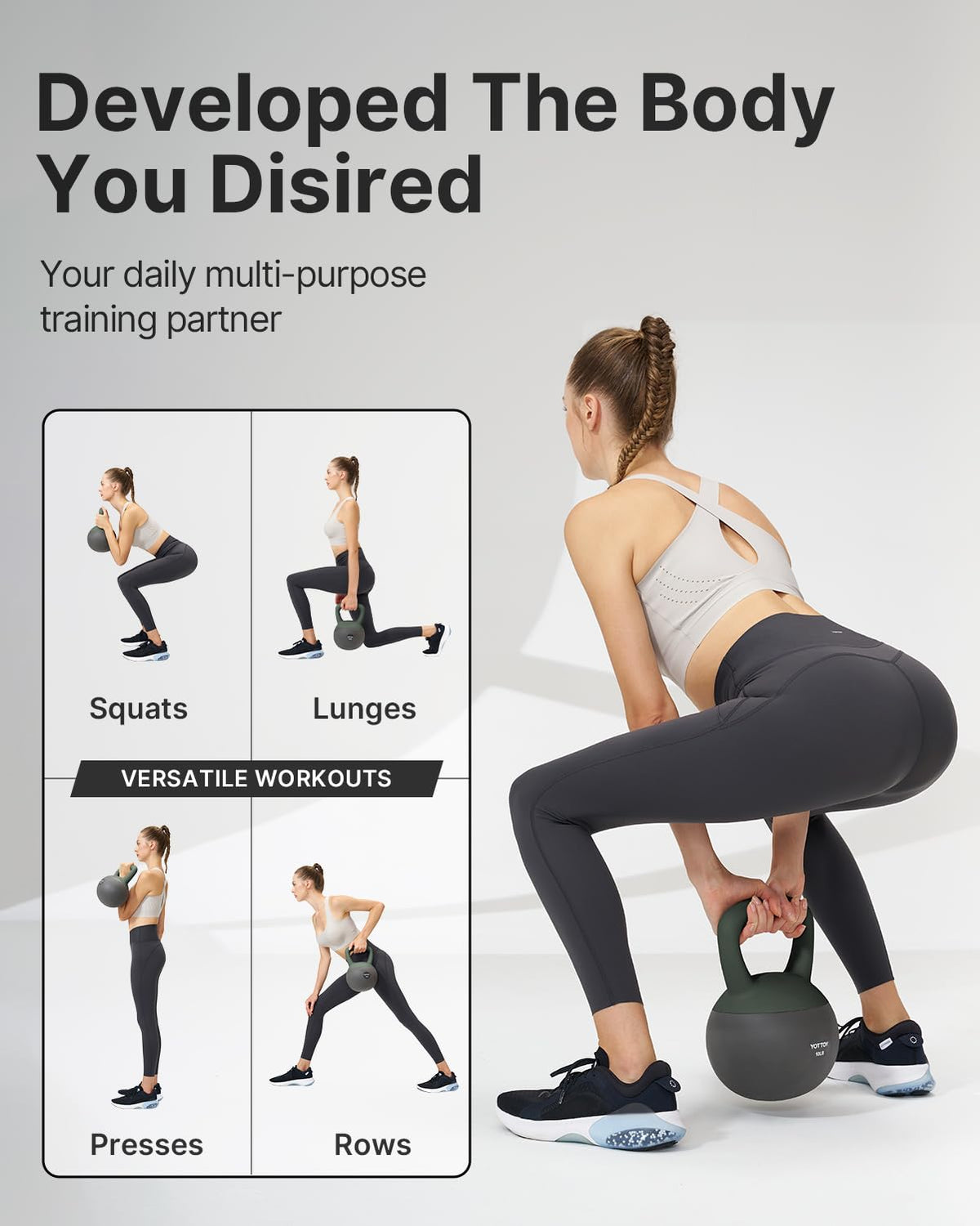 Soft Kettlebell with Cushioned Base & Wide Handle