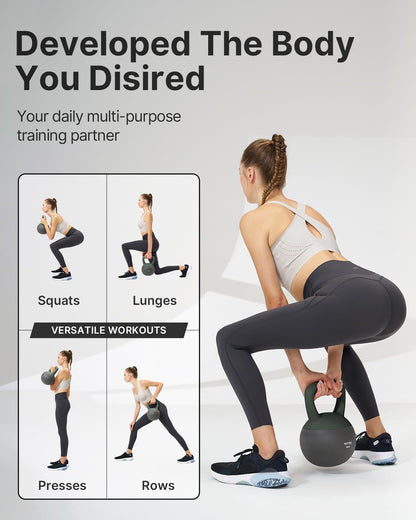 Soft Kettlebell with Cushioned Base & Wide Handle