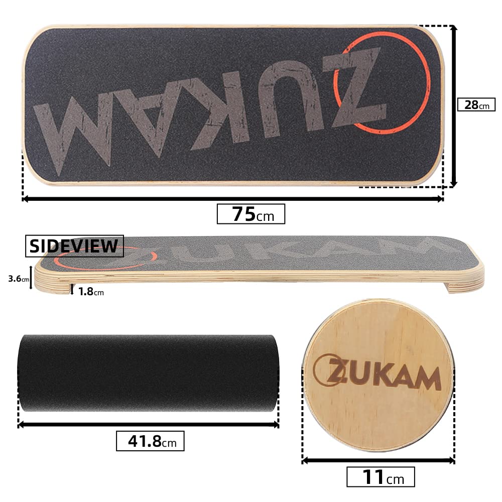 Wooden Balance Board for Core & Stability Training