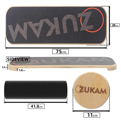 Wooden Balance Board for Core & Stability Training