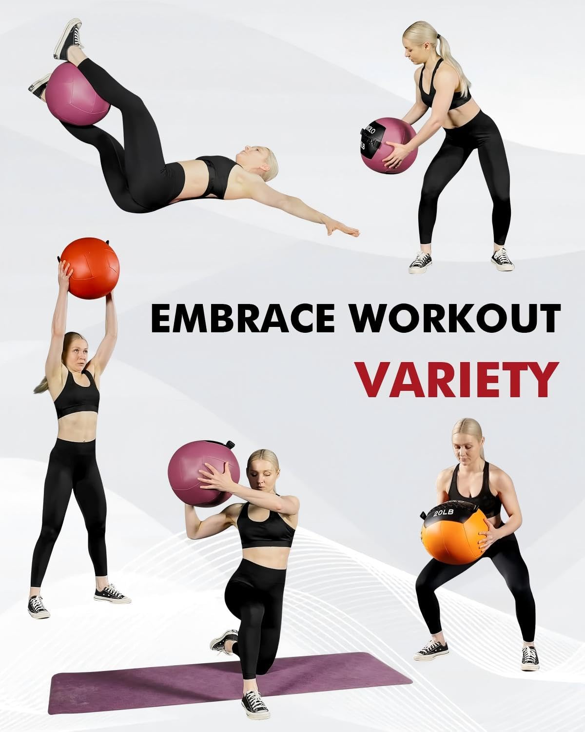 Soft Wall Ball for Core & Functional Strength Training