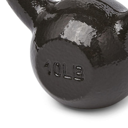 Cast Iron Kettlebell with Textured Wide Handle
