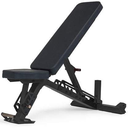 Adjustable Weight Bench with Space-Saving Fold
