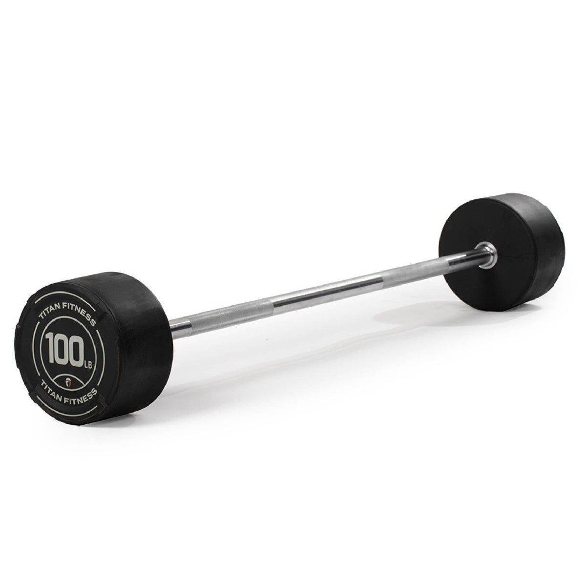 Rubber Fixed Barbell for Strength & Weight Training