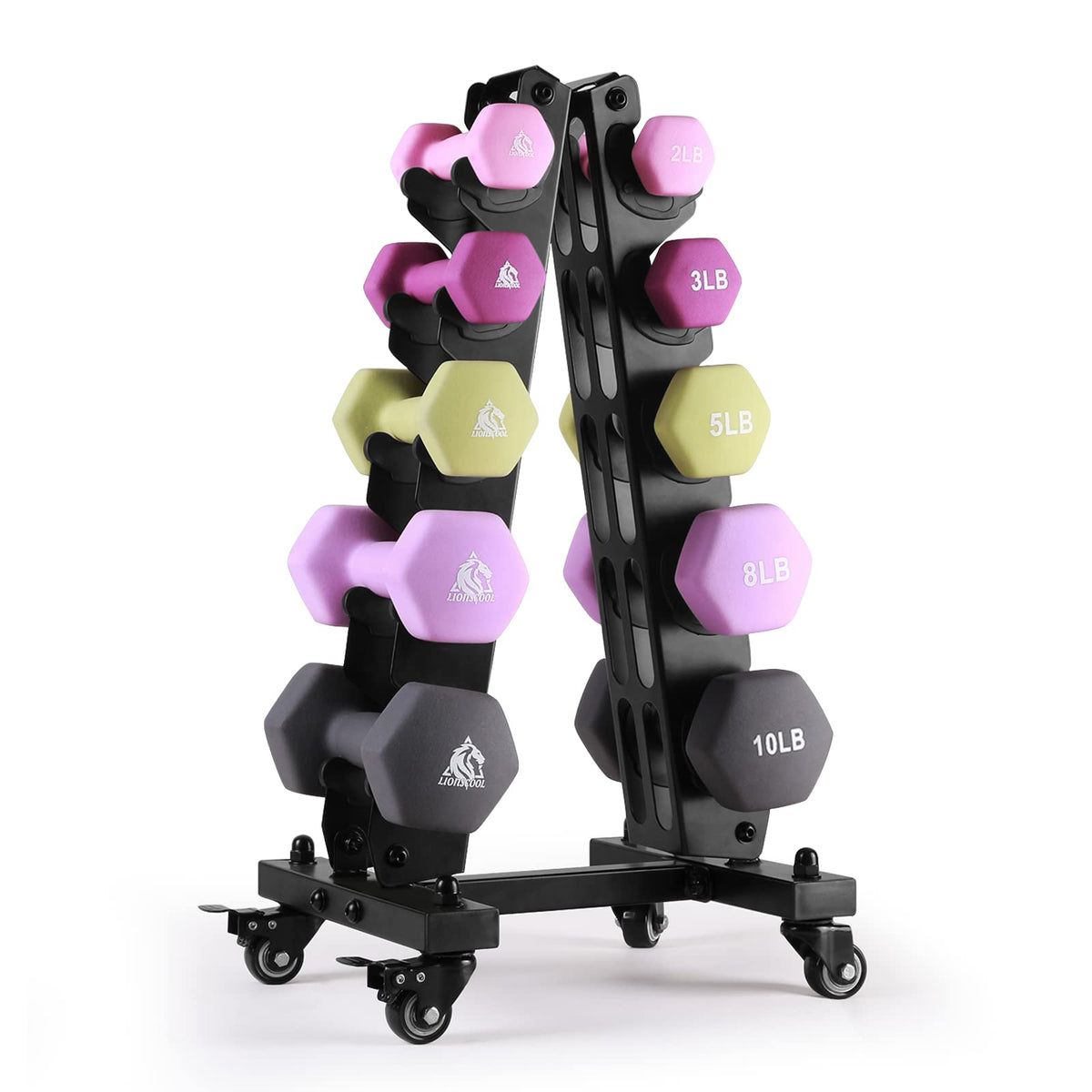 Neoprene Hex Dumbbell Pair with Anti-Slip Grip