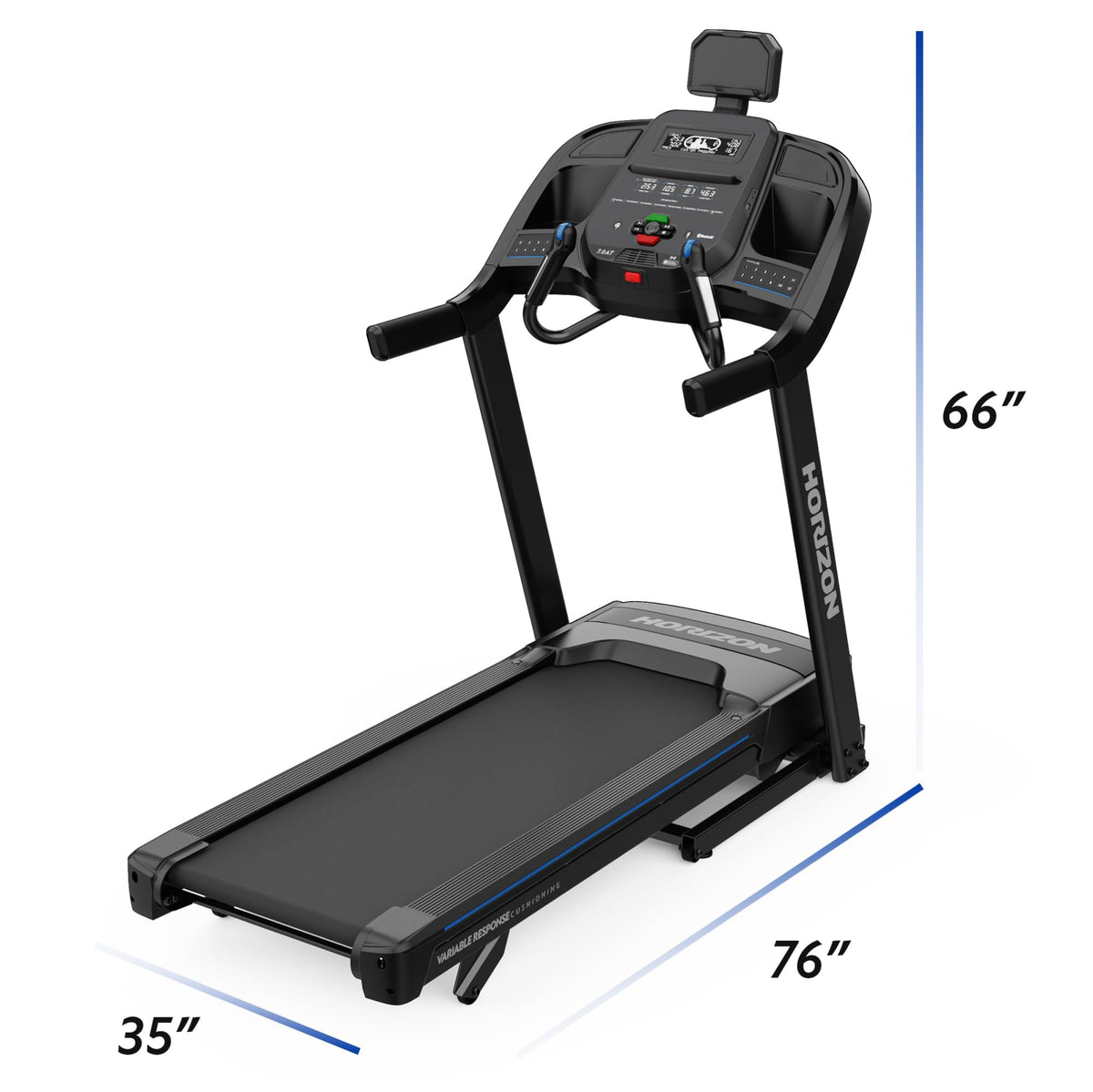 Folding Treadmill with Incline & Bluetooth Audio