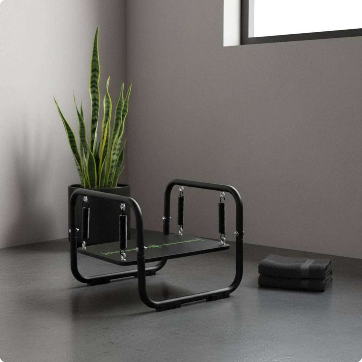 Spring-Loaded Balance Board for Strength & Stability