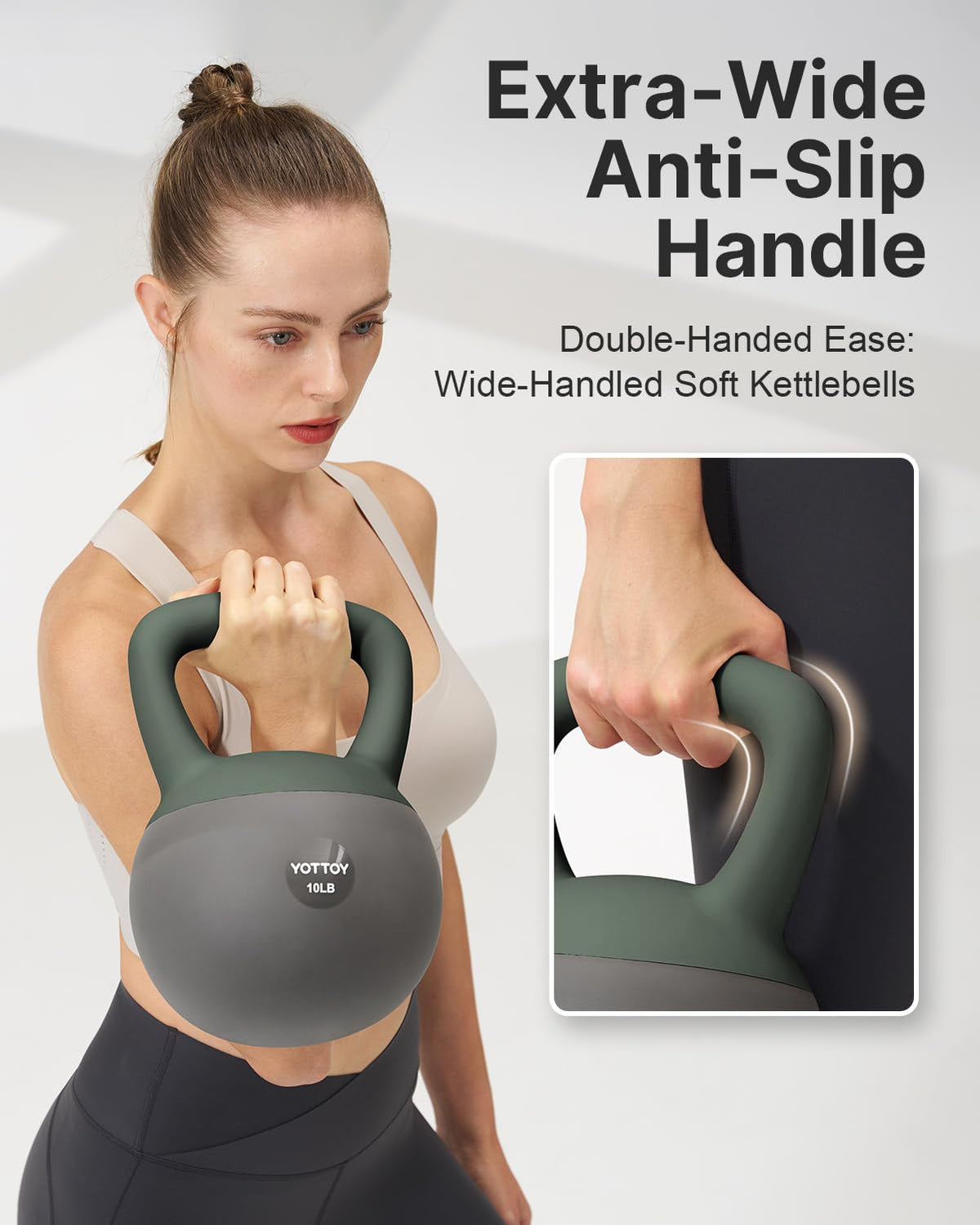 Soft Kettlebell with Cushioned Base & Wide Handle