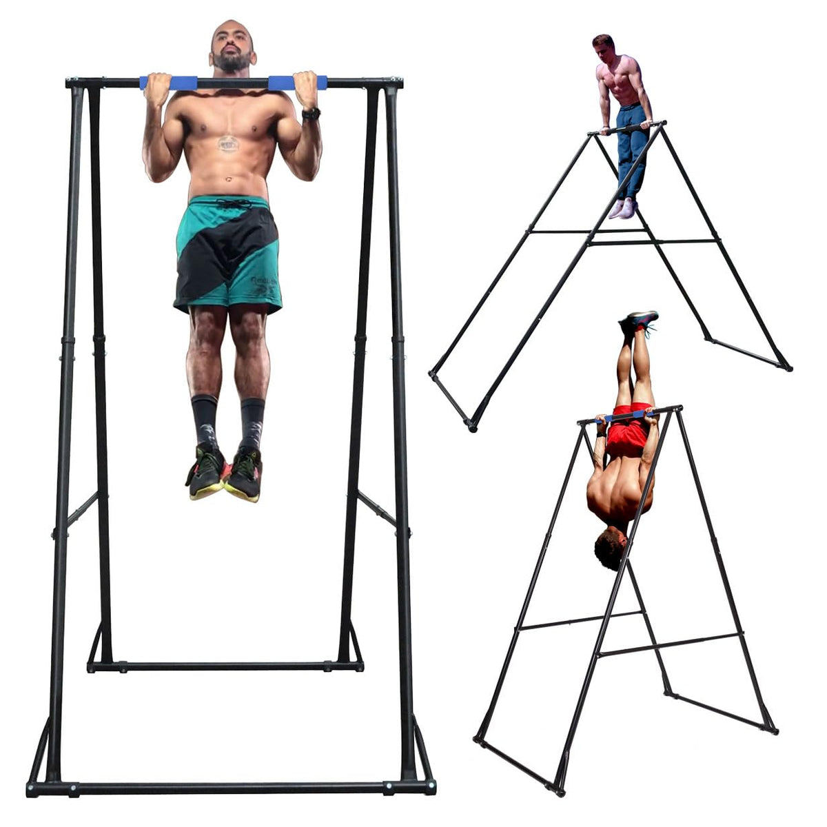 Foldable Pull-Up Tower for Versatile Strength Training
