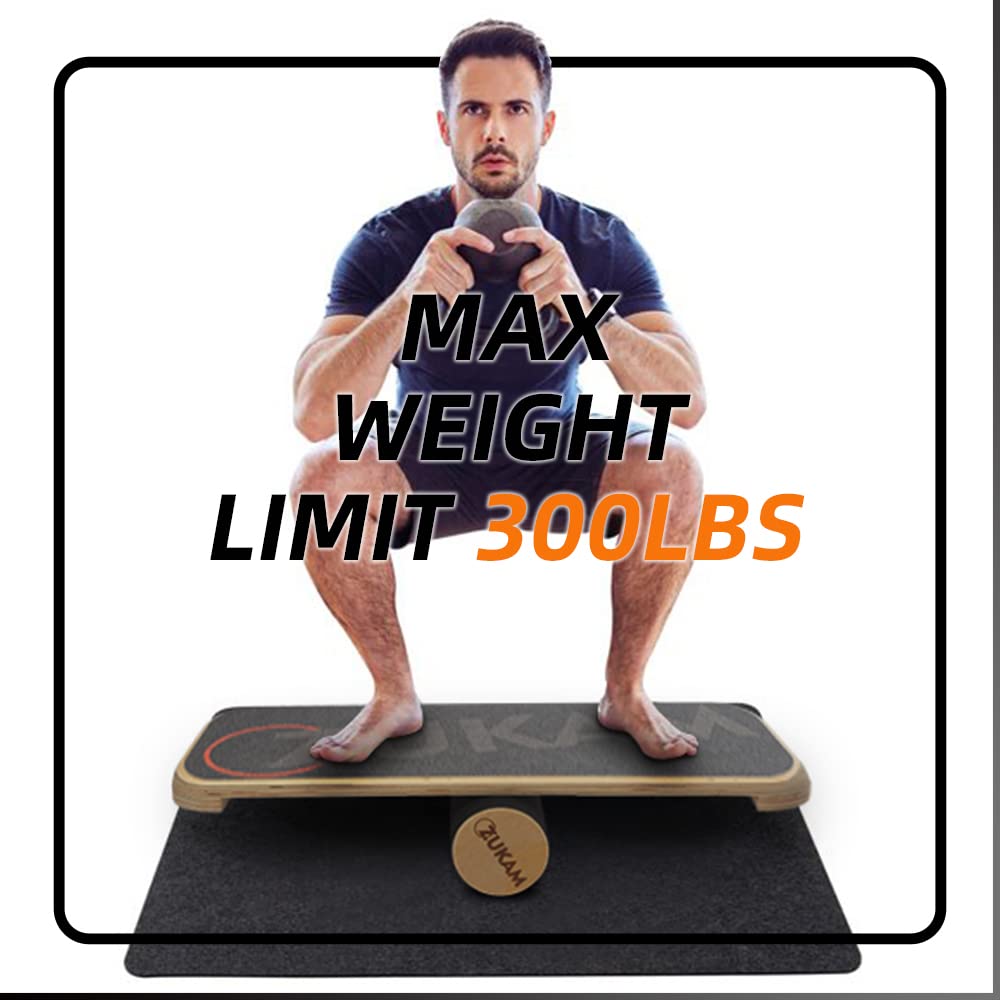 Wooden Balance Board for Core & Stability Training