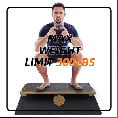 Wooden Balance Board for Core & Stability Training