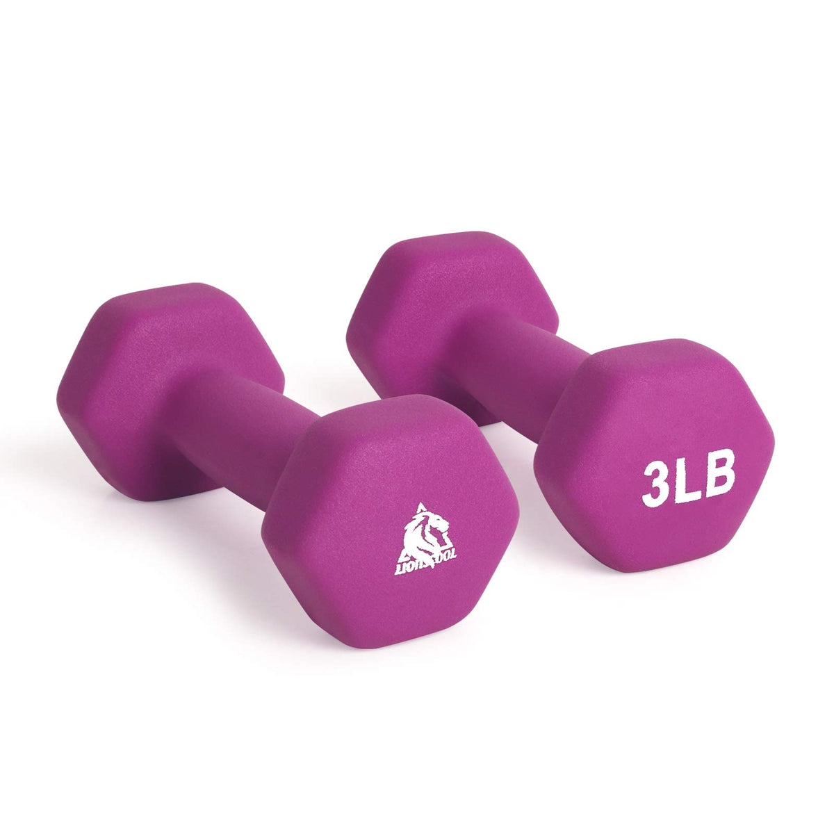 Neoprene Hex Dumbbell Pair with Anti-Slip Grip