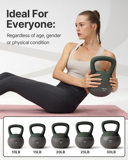 Soft Kettlebell with Cushioned Base & Wide Handle