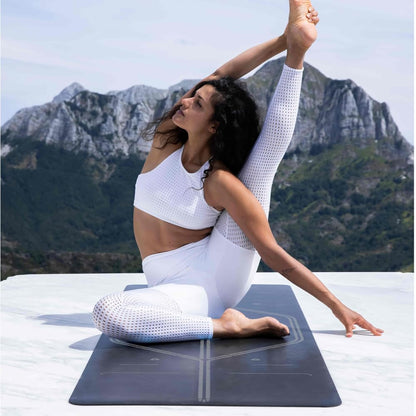 XL Yoga Mat with Alignment Guide & Advanced Grip