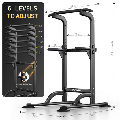 Adjustable Power Tower for Pull-Ups & Dip Training