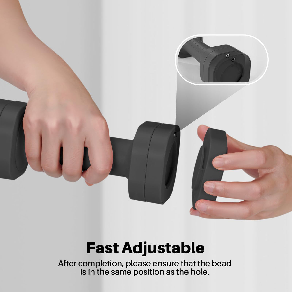 4-in-1 Adjustable Dumbbells with Soft-Grip Handles
