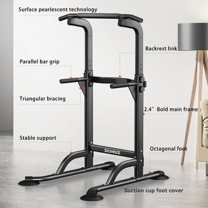 Adjustable Power Tower for Pull-Ups & Dip Training