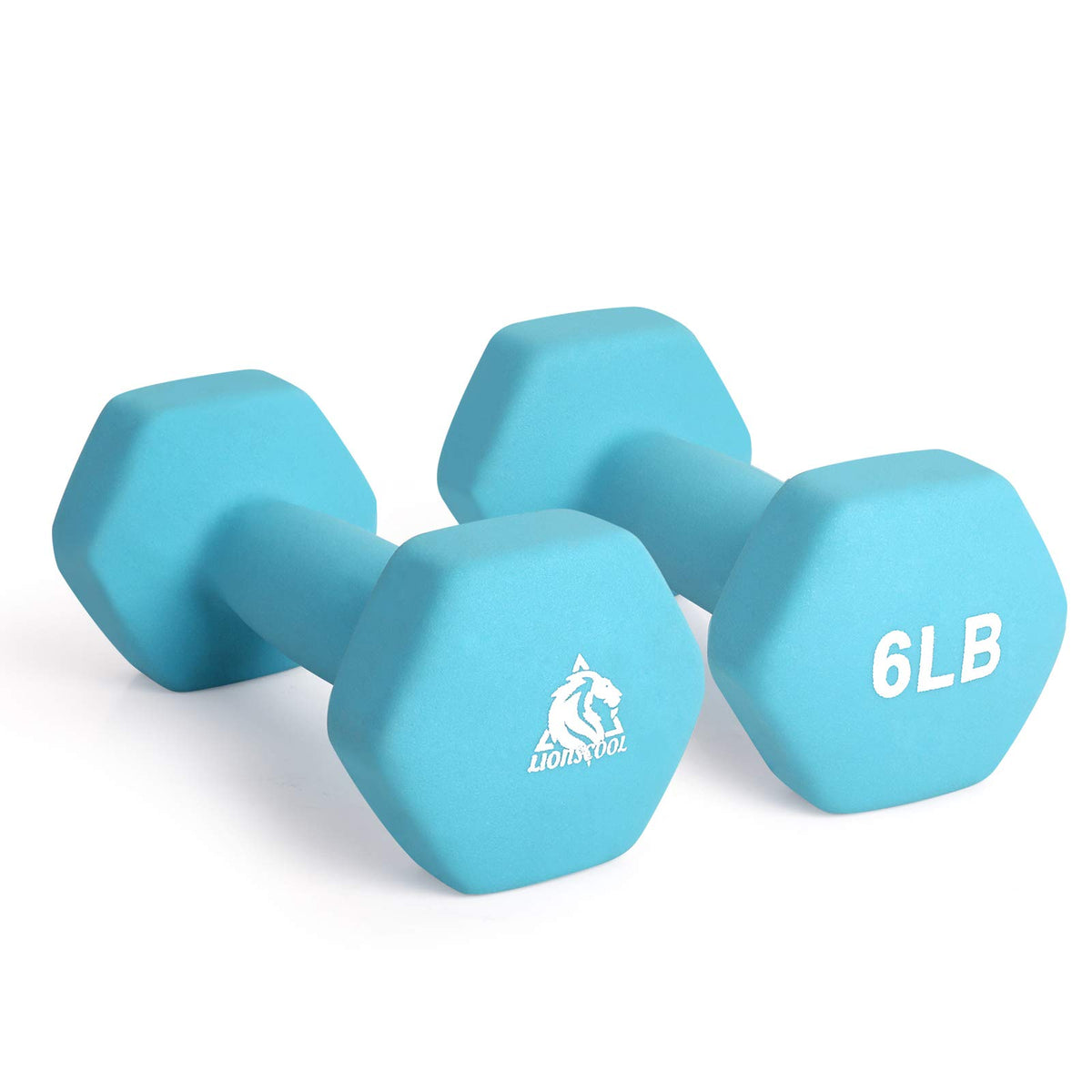 Neoprene Hex Dumbbell Pair with Anti-Slip Grip