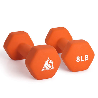 Neoprene Hex Dumbbell Pair with Anti-Slip Grip