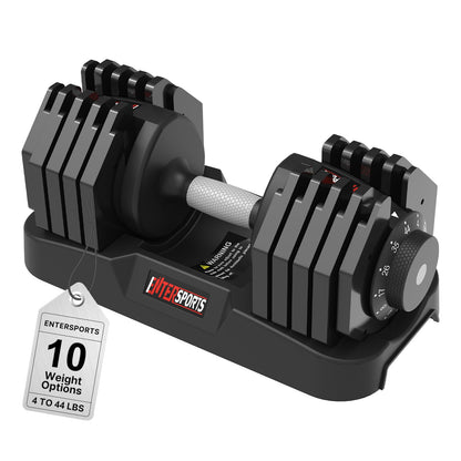 Quick-Adjust Dumbbell with Space-Saving Design