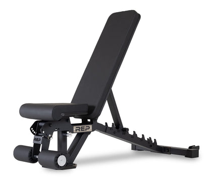 Foldable FID Weight Bench for Adjustable Training