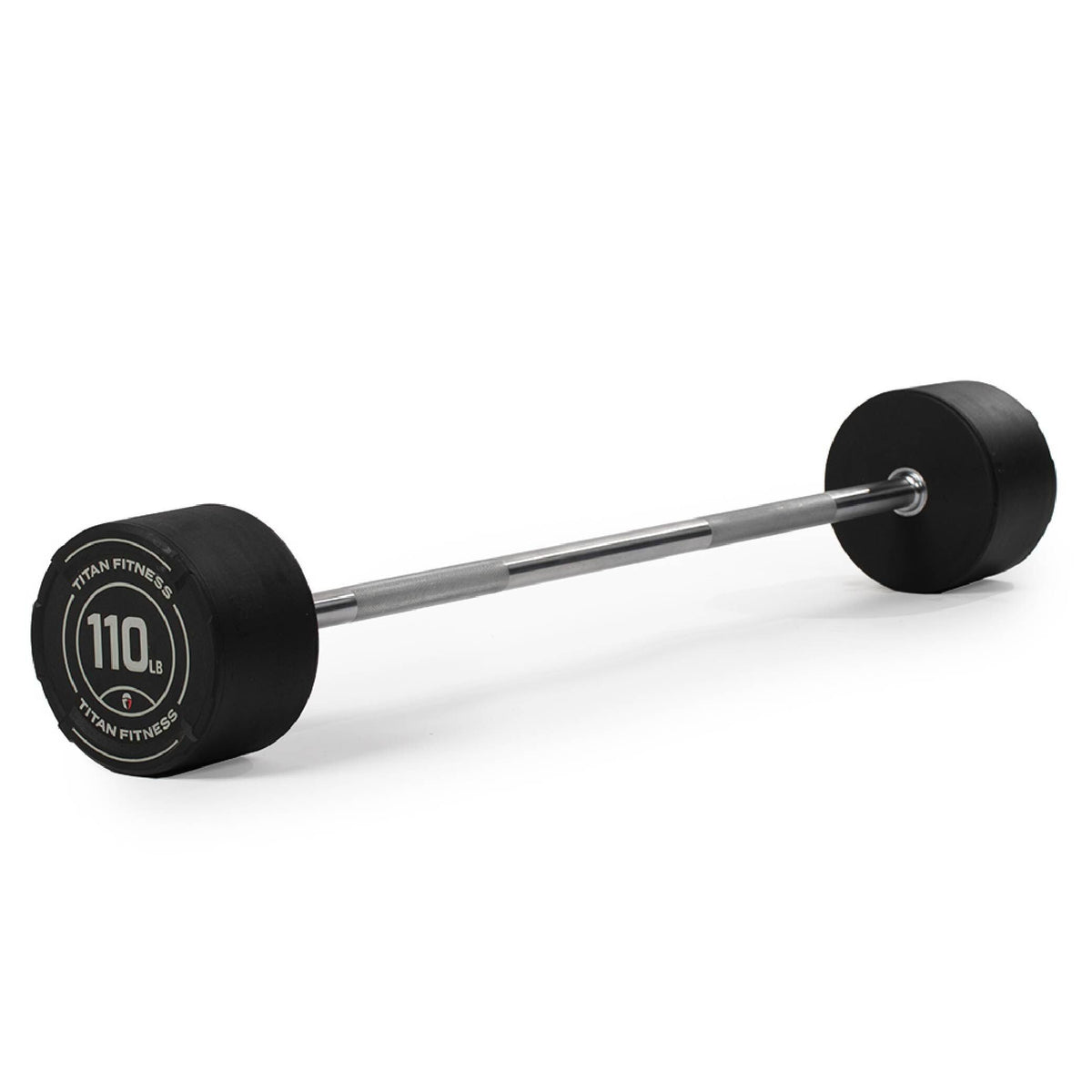 Rubber Fixed Barbell for Strength & Weight Training