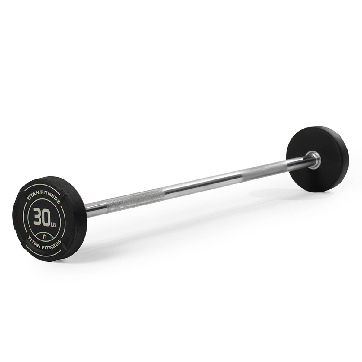 Rubber Fixed Barbell for Strength & Weight Training