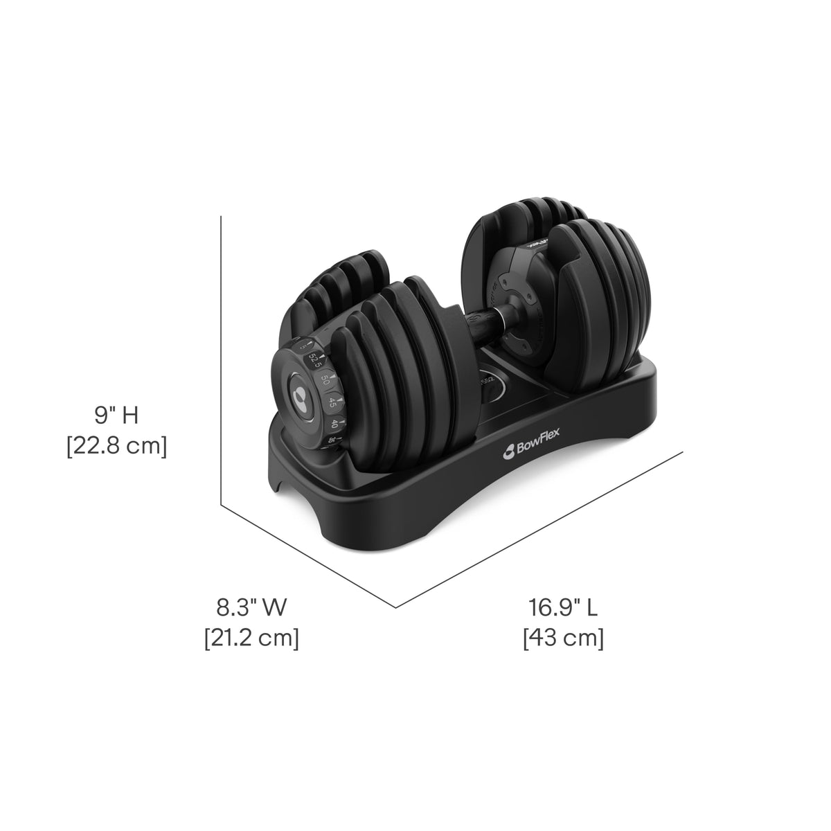 SelectTech Adjustable Dumbbells for Strength Training