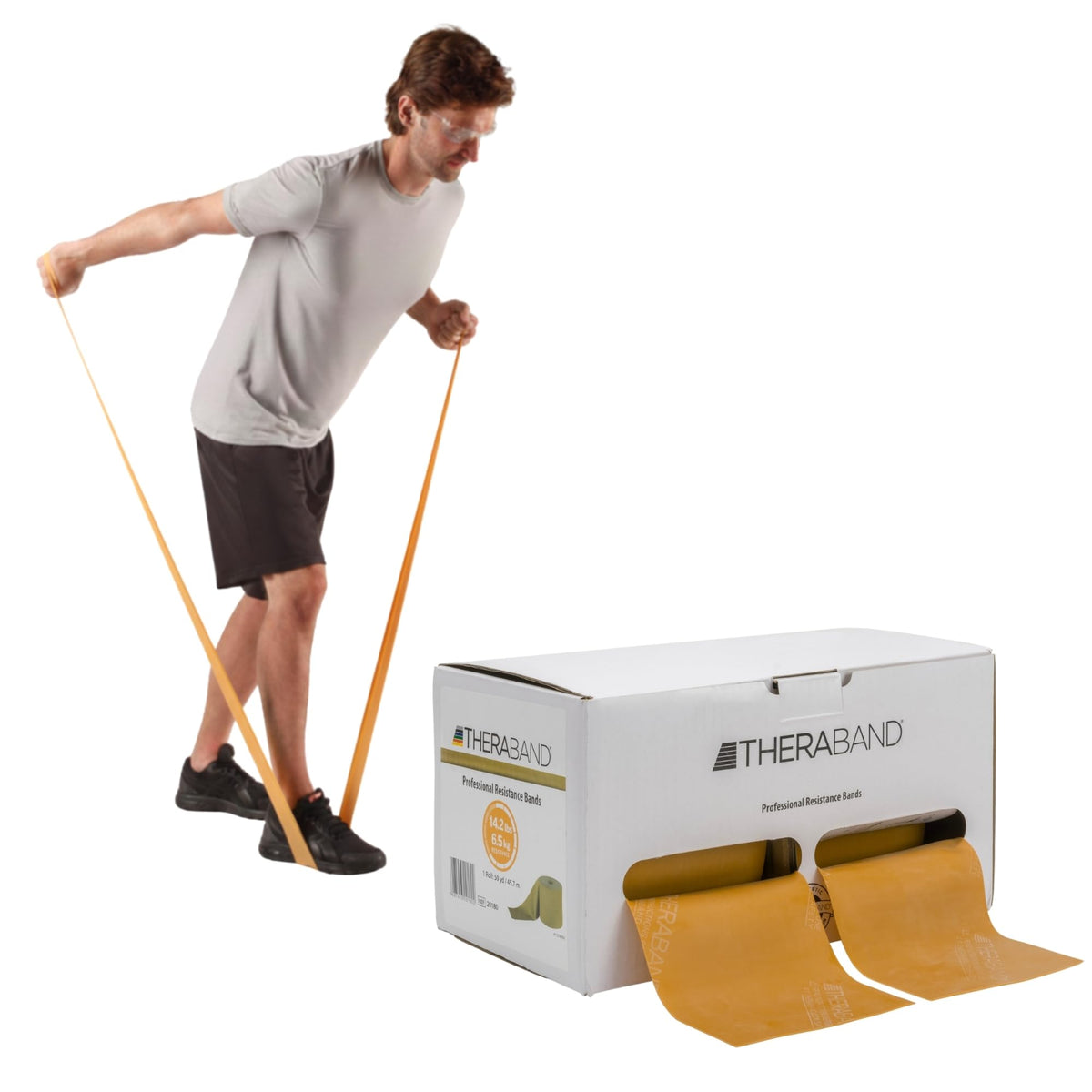 50-Yard Resistance Band Roll for Custom Training