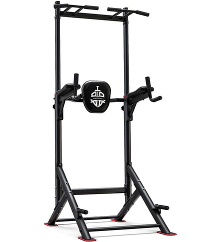 Free-Standing Pull-Up Tower for Full-Body Training