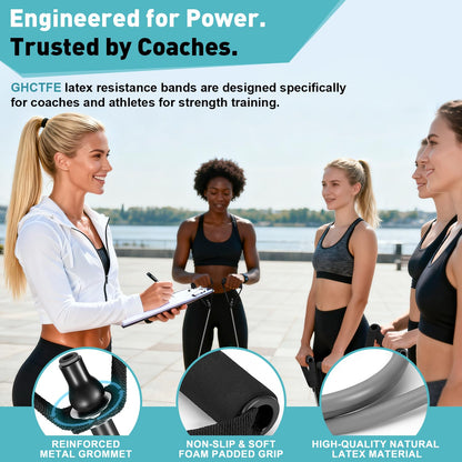 20PC Resistance Band Set for Strength & Recovery