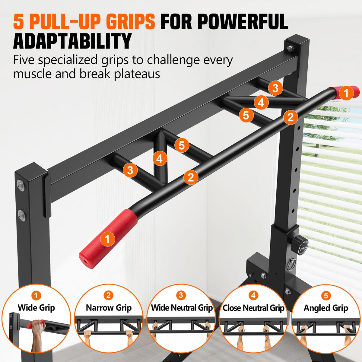 440LB Foldable Power Tower for Pull-Ups & Dips