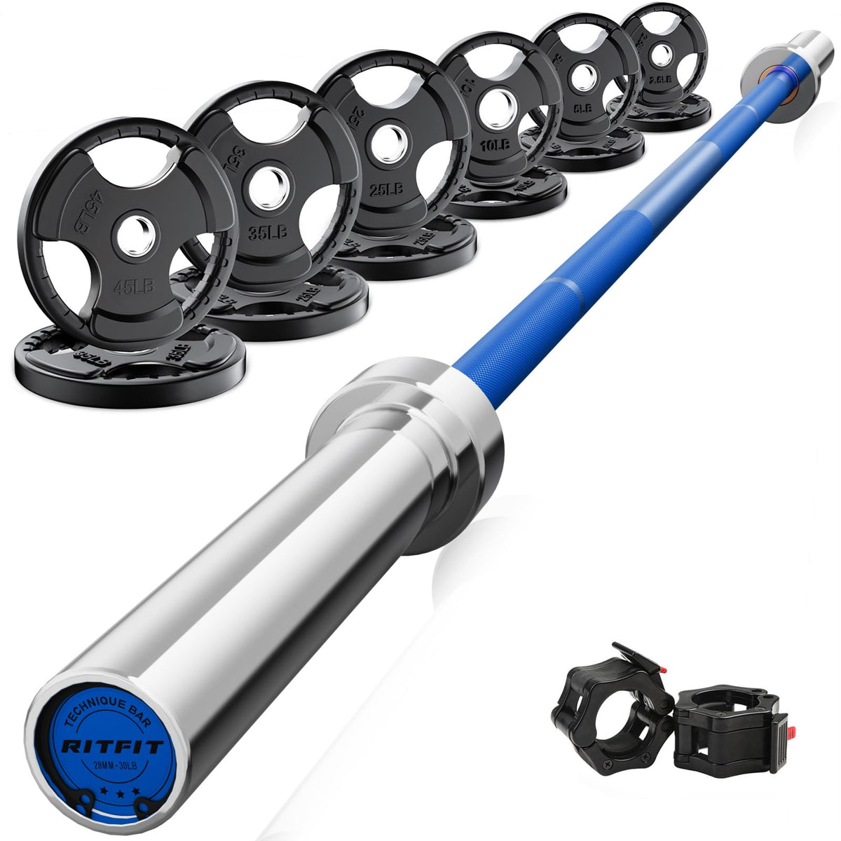 Olympic Barbell Weight Set for Full-Body Training