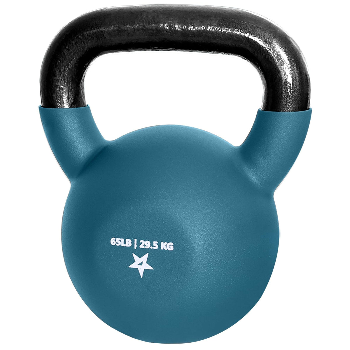 Neoprene Kettlebell with Wide Grip & Flat Base