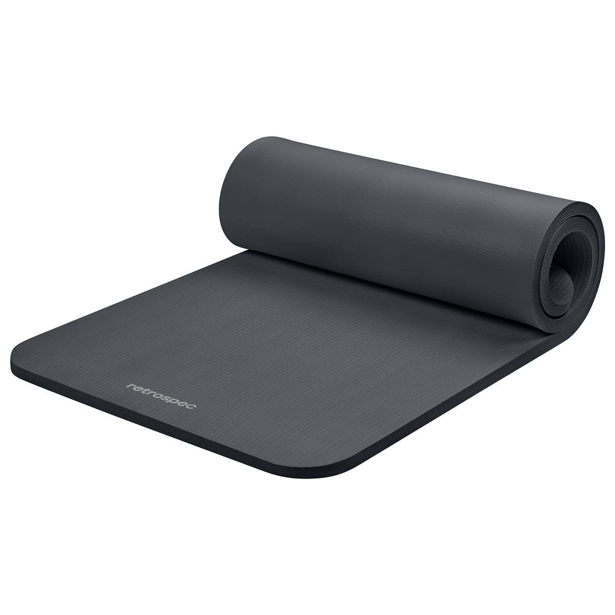 1-Inch Thick Yoga Mat with Carry Strap & Non-Slip Grip