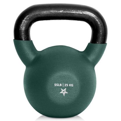 Neoprene Kettlebell with Wide Grip & Flat Base