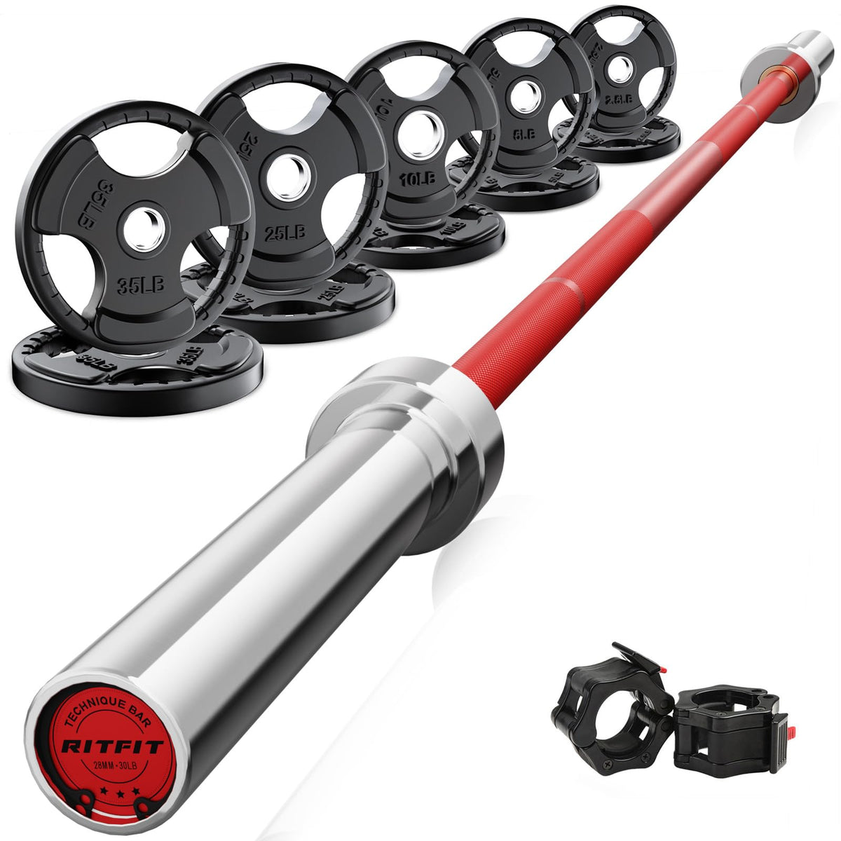 Olympic Barbell Weight Set for Full-Body Training