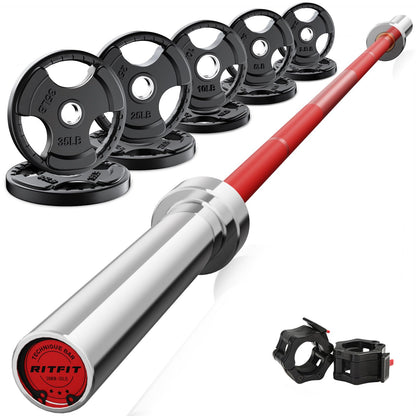 Olympic Barbell Weight Set for Full-Body Training